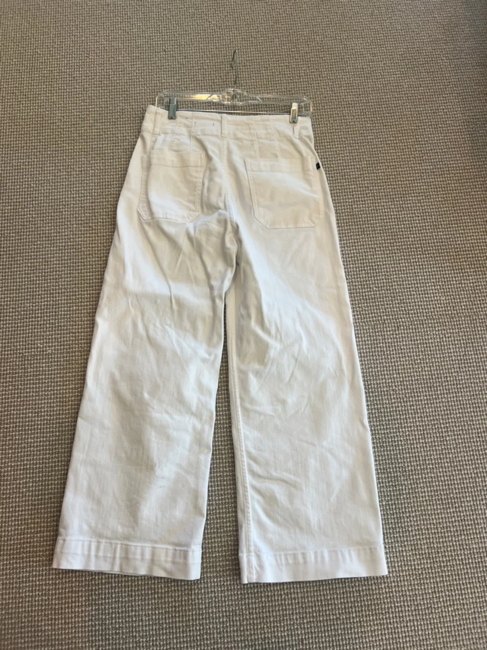 Pilcro Wide-Leg White Pants from Anthropologie - Picture 3 of 3